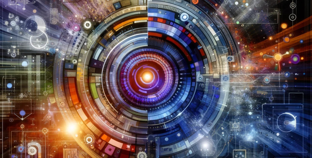 DALL·E 2024-01-10 17.00.58 - An abstract digital illustration representing the concept of consumer intelligence. The image should depict elements such as data analytics, customer