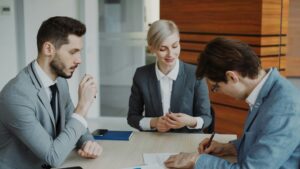 lawyers working on databses